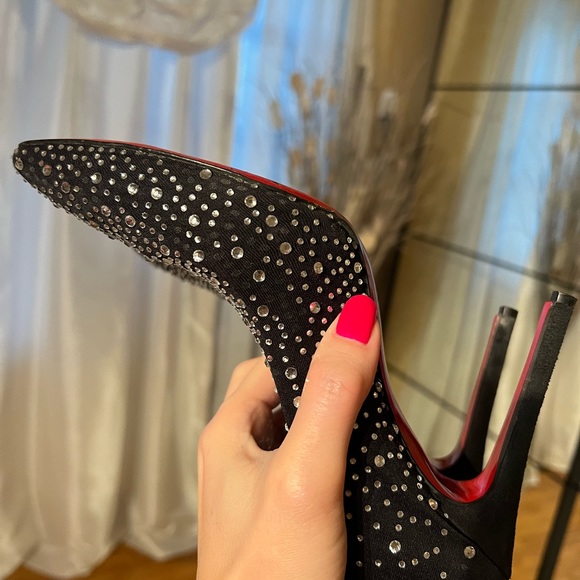 Christian Loubotin swarowski Heels boots - Picture 15 of 16